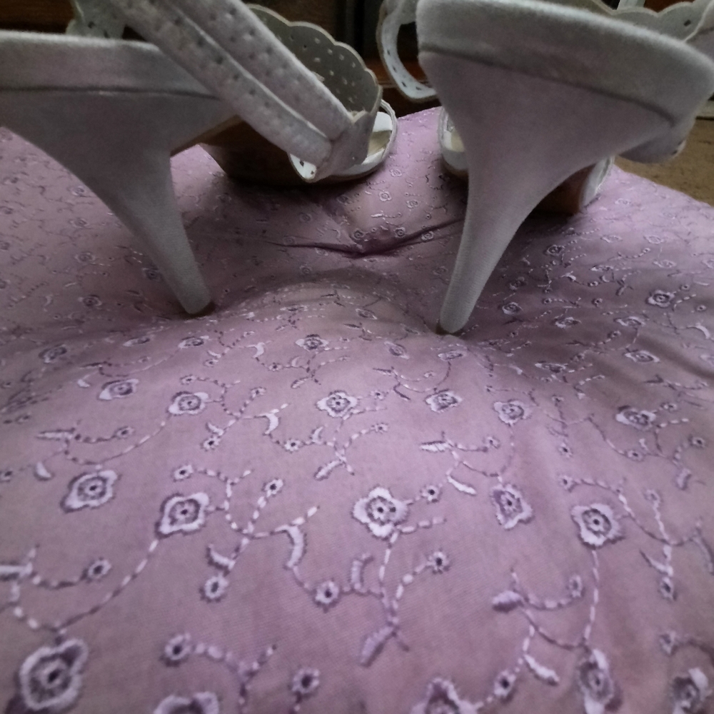 Metaphor women's size 10 silver dress shoes - Picture 5 of 8